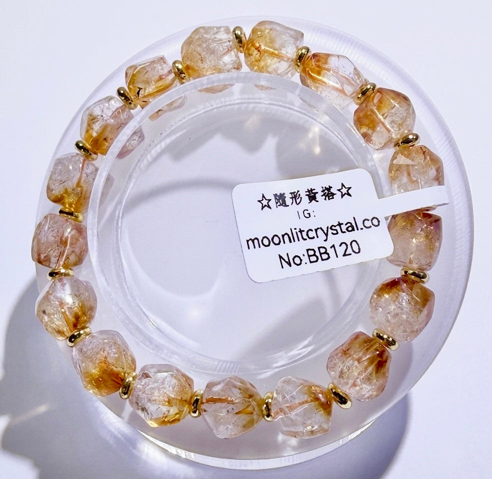 半盆隨形黃塔晶 | 招財 | 招正財偏財 | 聚財 | 事業運 | 提升自信 | 轉運