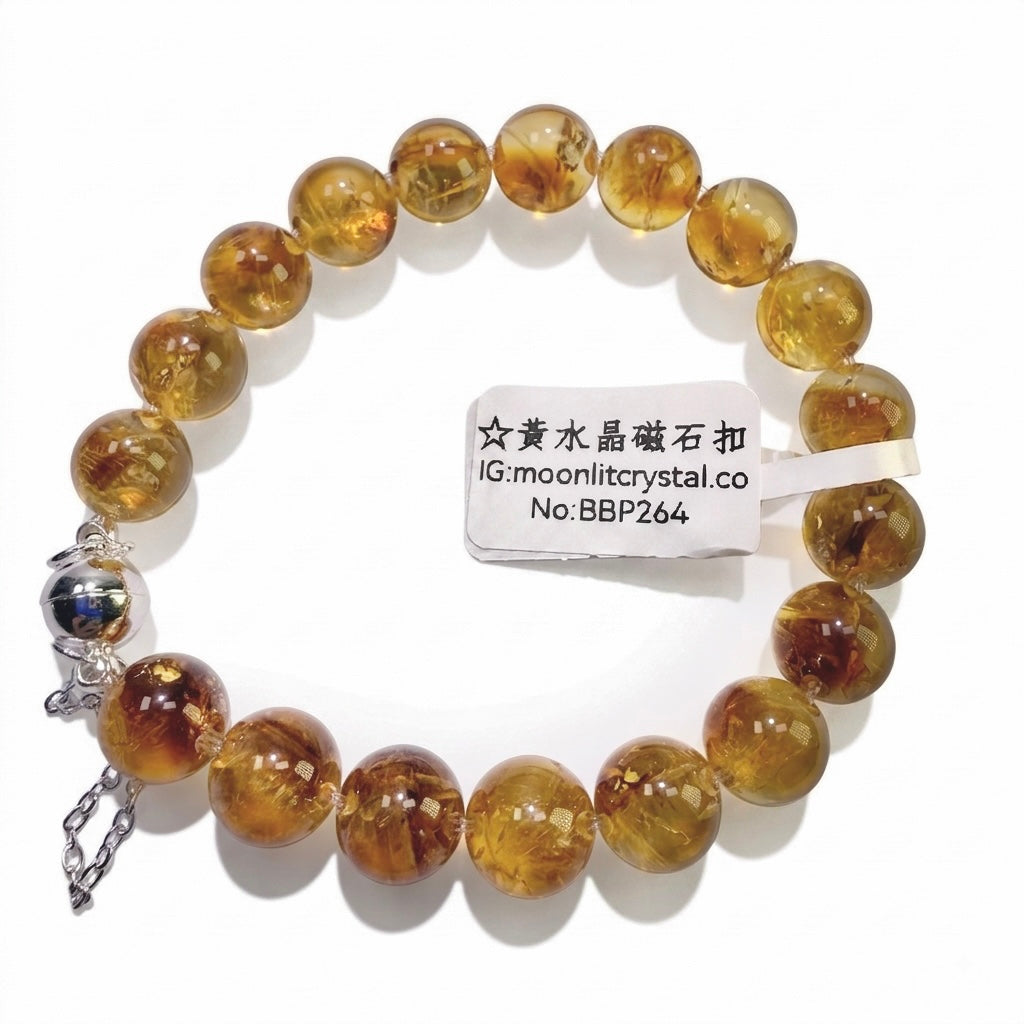 Half-basin Shaped Yellow Phantom Quartz 9mm+ | Attract Wealth | Attract Main and Windfall Wealth | Accumulate Wealth | Career Luck | Boost Confidence | Improve Luck