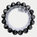Premium Silver Sheen Obsidian 12mm+ | Powerful Exorcism | Wards Off Evil & Negativity | Protection Against Backstabbers | Clears Negative Energy | Attracts Wealth & Prosperity | Career Luck | Amulet