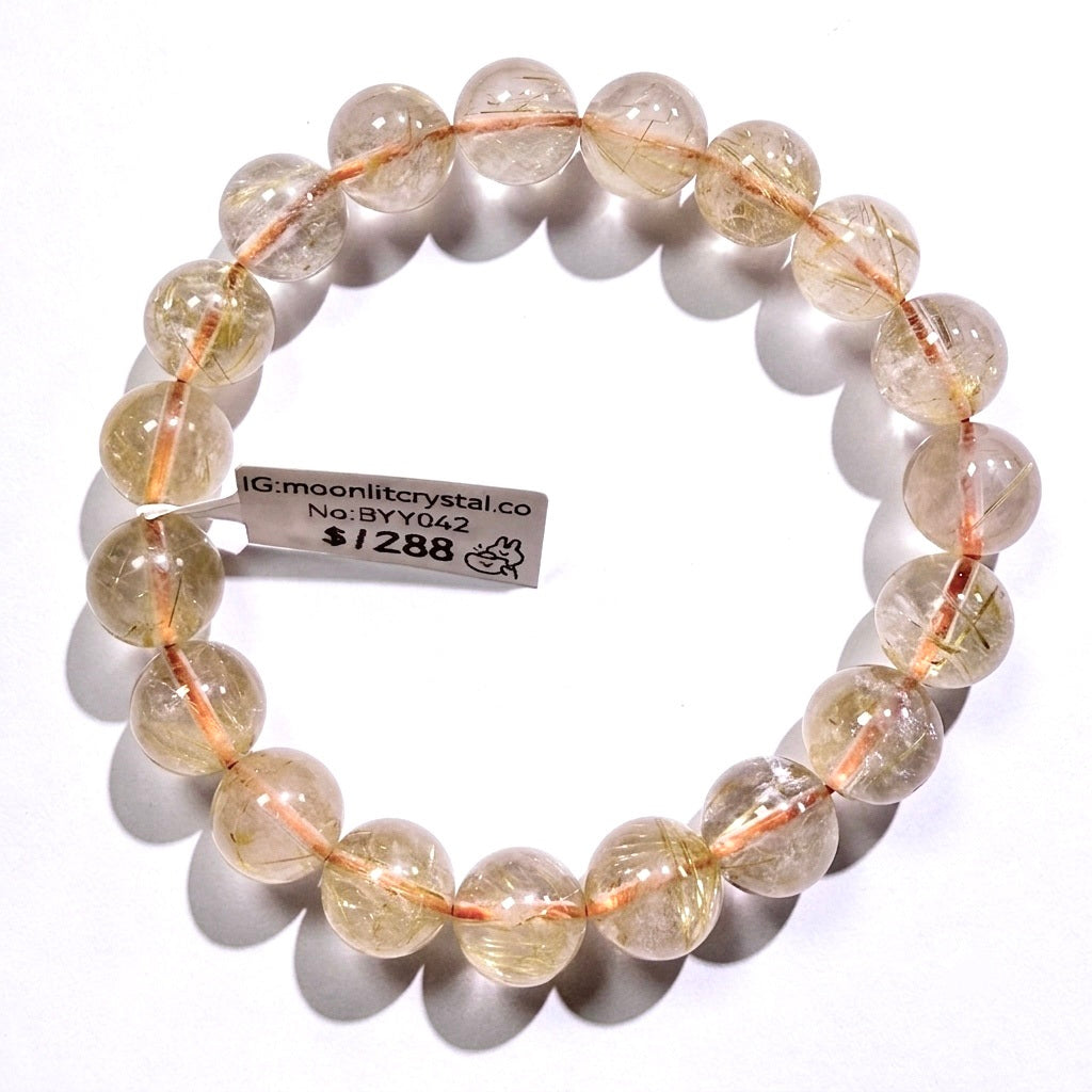 高級煙花金髮晶 10mm+ | 強效招財 | 招正財 | 招偏財 | 旺事業 | 提升氣場 | 自信心 | 避邪擋煞 | 防小人