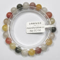 High-grade Rutilated Quartz 8mm+ | Macaron Colors | Attract Wealth | Calm Nerves & Aid Sleep | Gentle Energy | Good Luck