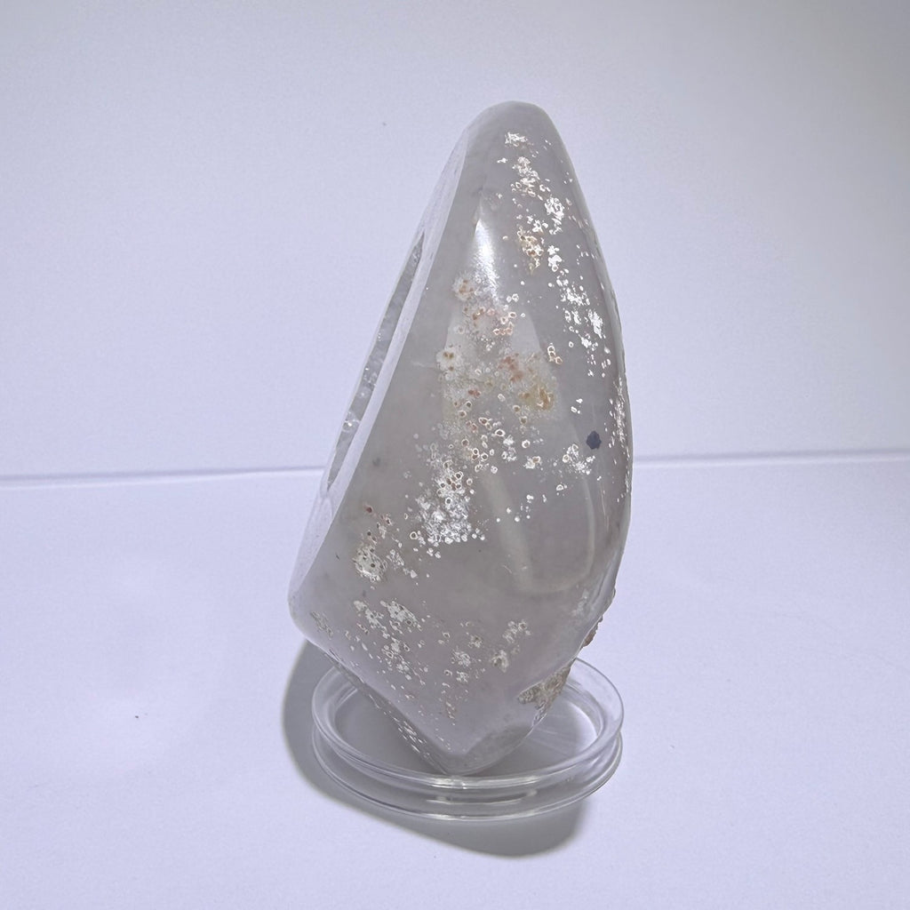 高級白水晶錢袋子晶簇 | 聚財納福 | 穩固財庫 | 袋袋有錢 | 頂級淨化 | 消磁晶簇 | 鎮宅避邪 |