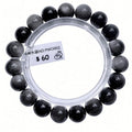 Premium Silver Sheen Obsidian 12mm+ | Powerful Exorcism | Wards Off Evil & Negativity | Protection Against Backstabbers | Clears Negative Energy | Attracts Wealth & Prosperity | Career Luck | Amulet