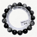 Premium Silver Sheen Obsidian 12mm+ | Powerful Exorcism | Wards Off Evil & Negativity | Protection Against Backstabbers | Clears Negative Energy | Attracts Wealth & Prosperity | Career Luck | Amulet