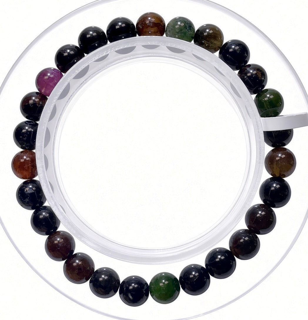 High-Grade Tourmaline 9mm+ | Wishing Stone | All-Encompassing | Attract Wealth & Blessings | Prosperity for Self & Spouse | Promote Circulation | Eliminate Negative Energy