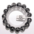 Icy Black Phantom Quartz 11mm+ | Purifies Negative Energy | Wards off Evil and Blocks Harm | Clears Aura | Amplifies Energy | Deep Cleansing