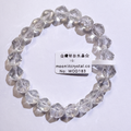 月映水晶 Moonlit Crystal Co. 爆閃鑽石切割白水晶 (No: WOD183)